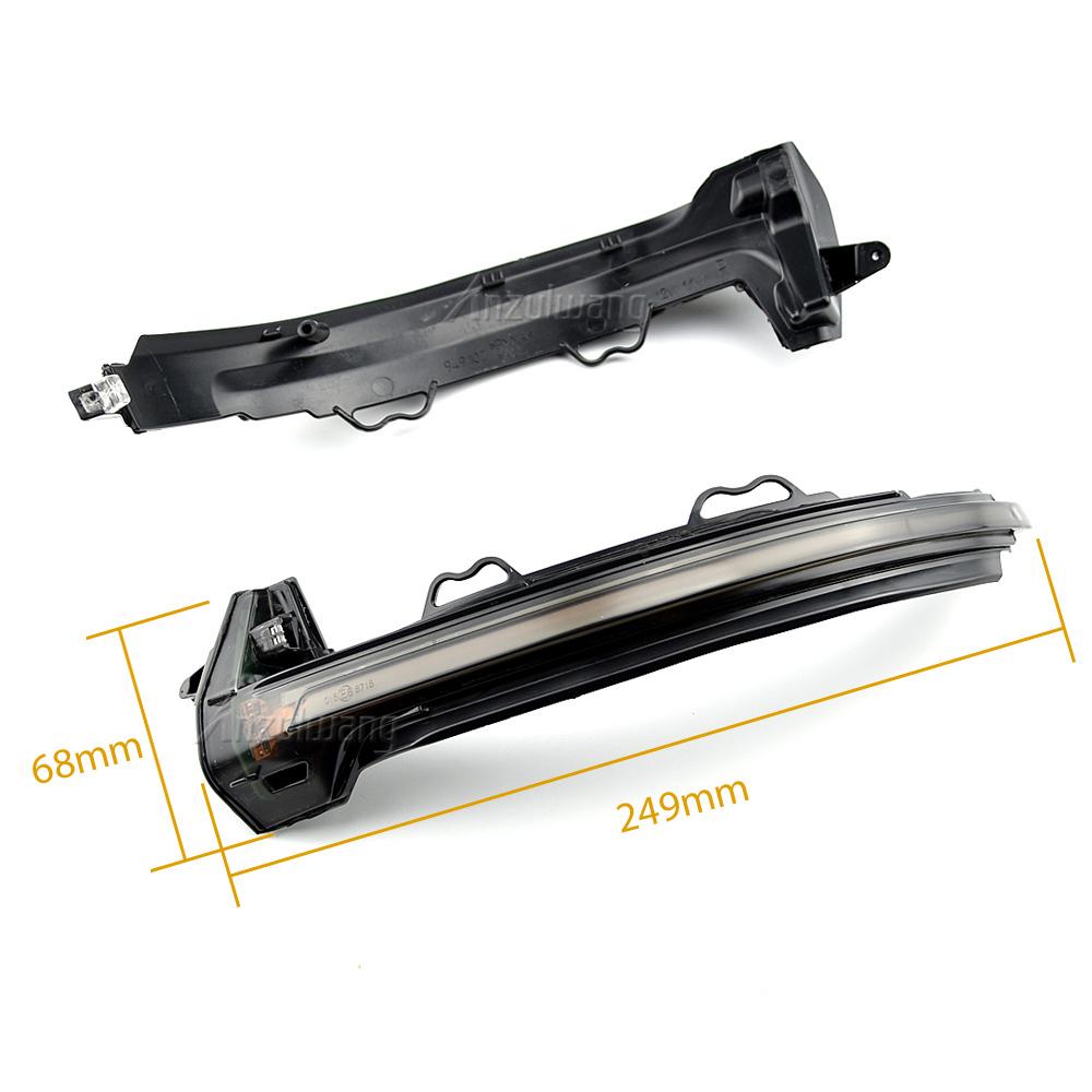 For A4 S4 RS4 B9 2016-2019 A5 S5 RS5 Dynamic Turn Signal LED Light Side Wing Rearview Mirror Indicator Sequential Blinker