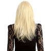 Natürliche lange gerade synthetische Damenperücken mit Pony, ombre blondes hitzebeständiges Haar für Frauen, tägliche Party, Cosplay