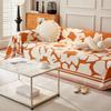 Chenille Sofa Cover Cloth Towel Nordic Flower Pattern Hair Blanket Cover Sofa Cover Universal Sofa Cushion