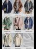 Men's Hong Kong Fashion Zip-Up Cardigan: Loose Hooded Jacket, Trendy Autumn Solid Color Top
