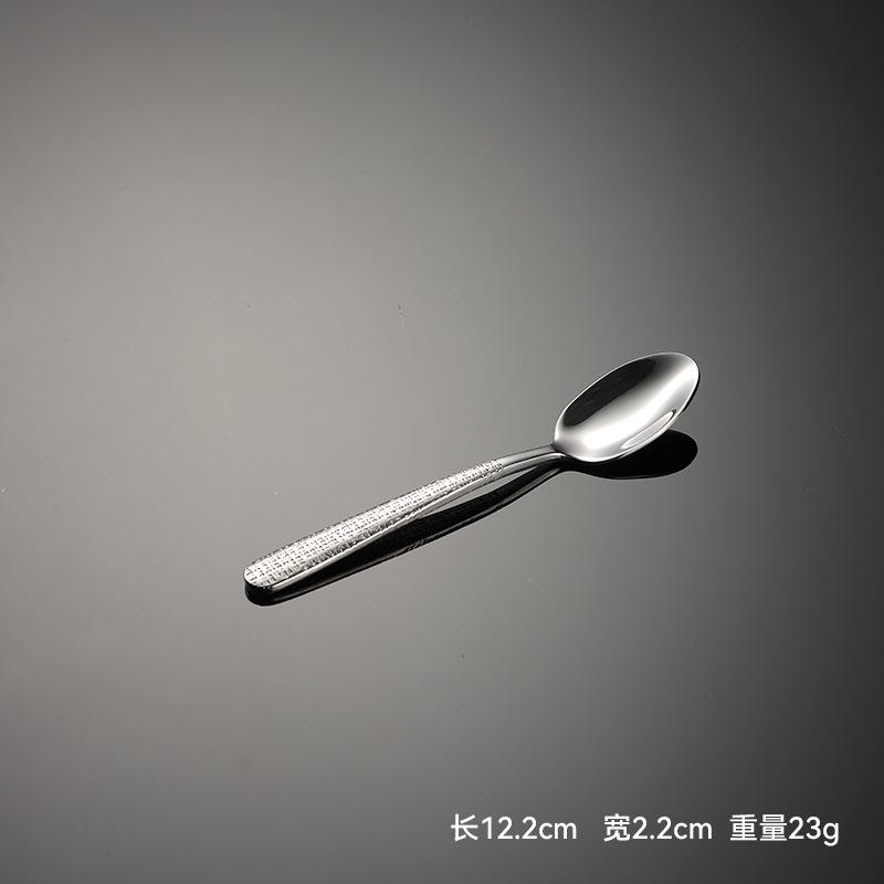 Nerezová ocel 304 elegantní série reliéfní prasklina kreativní vysoká hodnota nůž na západní jídlo vidlička lžíce dezertní zmrzlinová lžička a vidlička