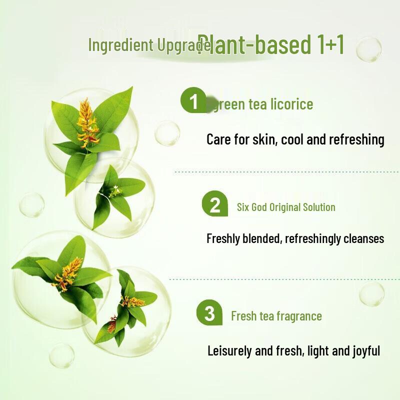 Liou Shen Refreshing Green Tea & Licorice Shower Gel