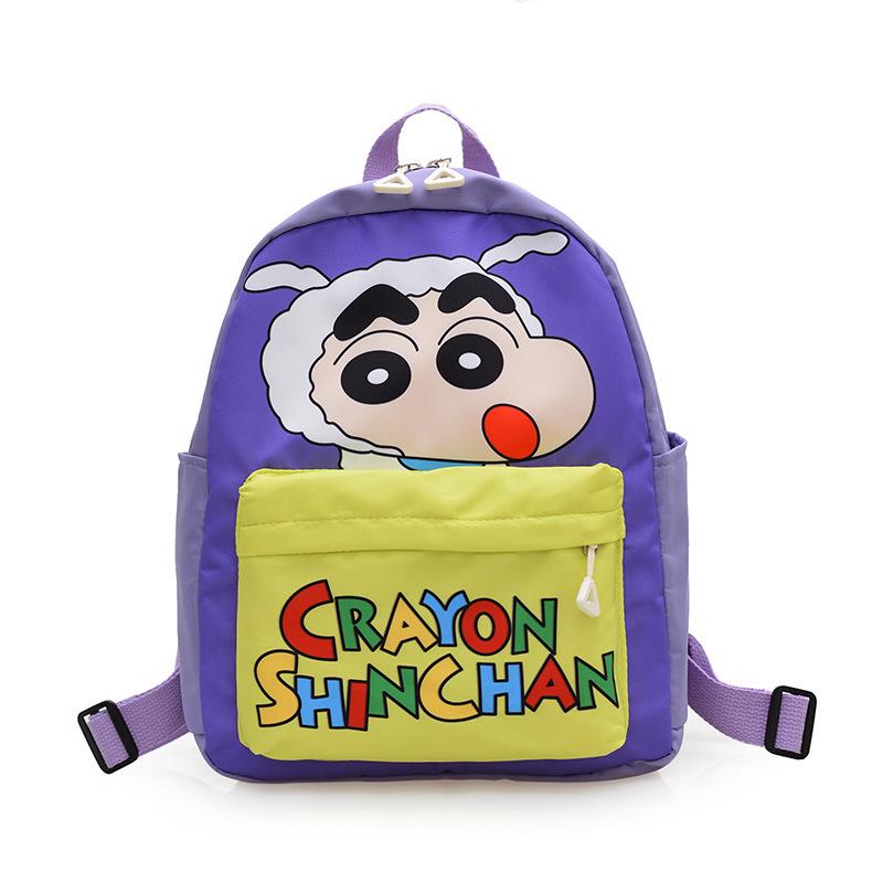 Uroczy plecak Crayon Shin-chan dla dziewczynek - Codzienny, Wszechstronny, Duża pojemność Tornister