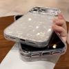 Elegant Glitter Crystal Love Laser shell pattern Phone Case For iphone 17 Air 16 15 14 Plus 13 12 Pro Max Soft Lens film Cover