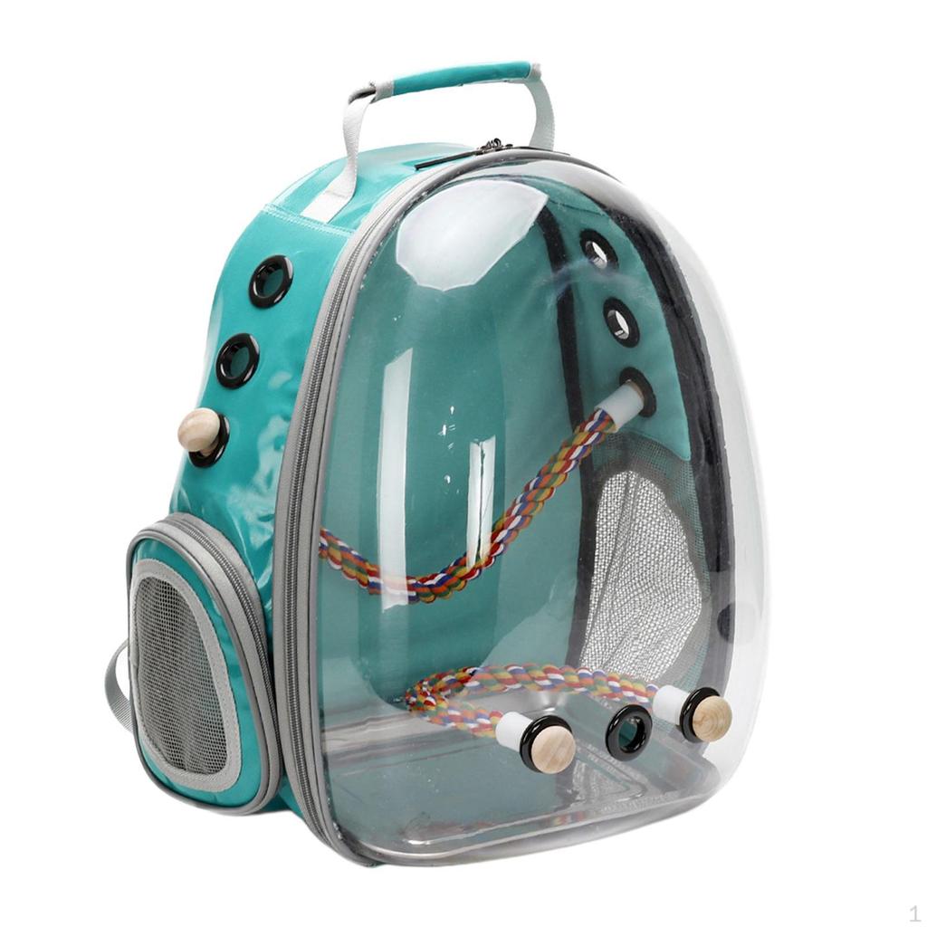 Backpack And Standing Perch for Cockatiels Finches