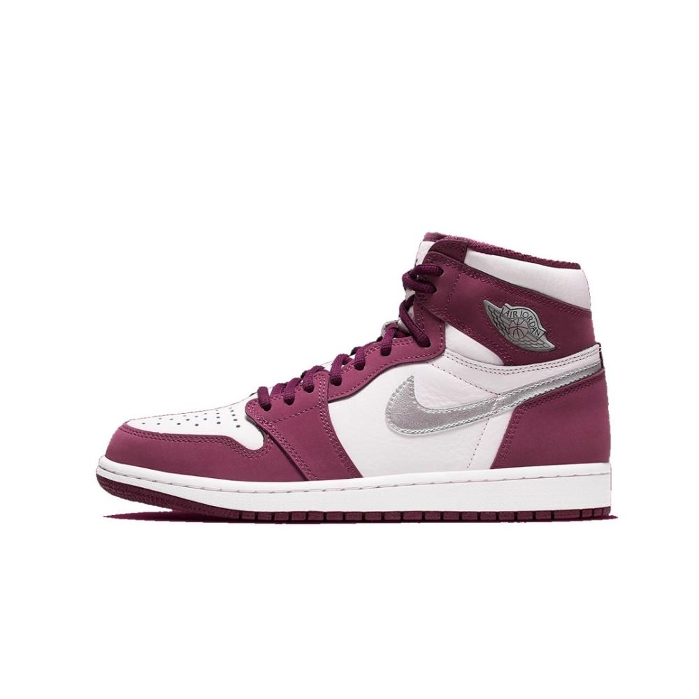 Air Jordan 1 Retro High OG Bordeaux 44 bianco