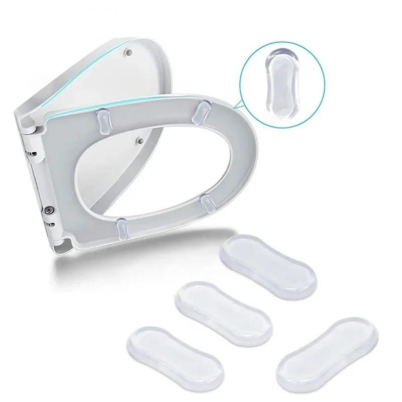 

5Pcs/Set Toilet Seat Bumper Anti-collision Cushioning Pads Self-adhesive Anti-slip Cushioning Mat for Bathroom Accessories