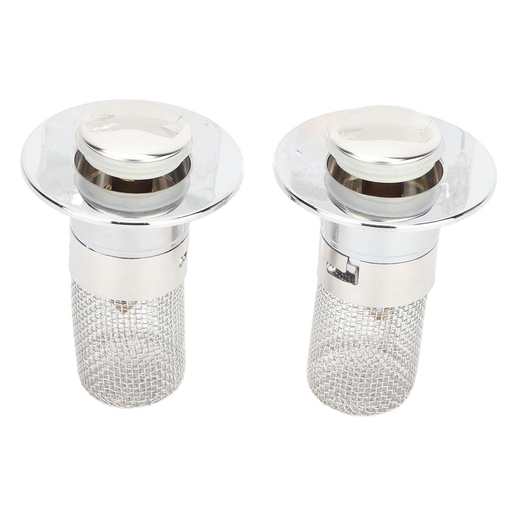 2 buc Dop chiuvetă baie Colector de păr de rezervă Pop-up Filtru sită pentru scurgere cu detașabil