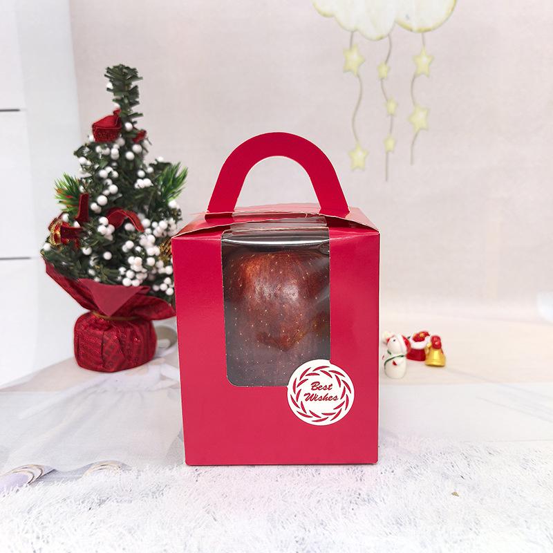 Single Piece Windowed Cupcake/Muffin/Egg Tart Packaging Box