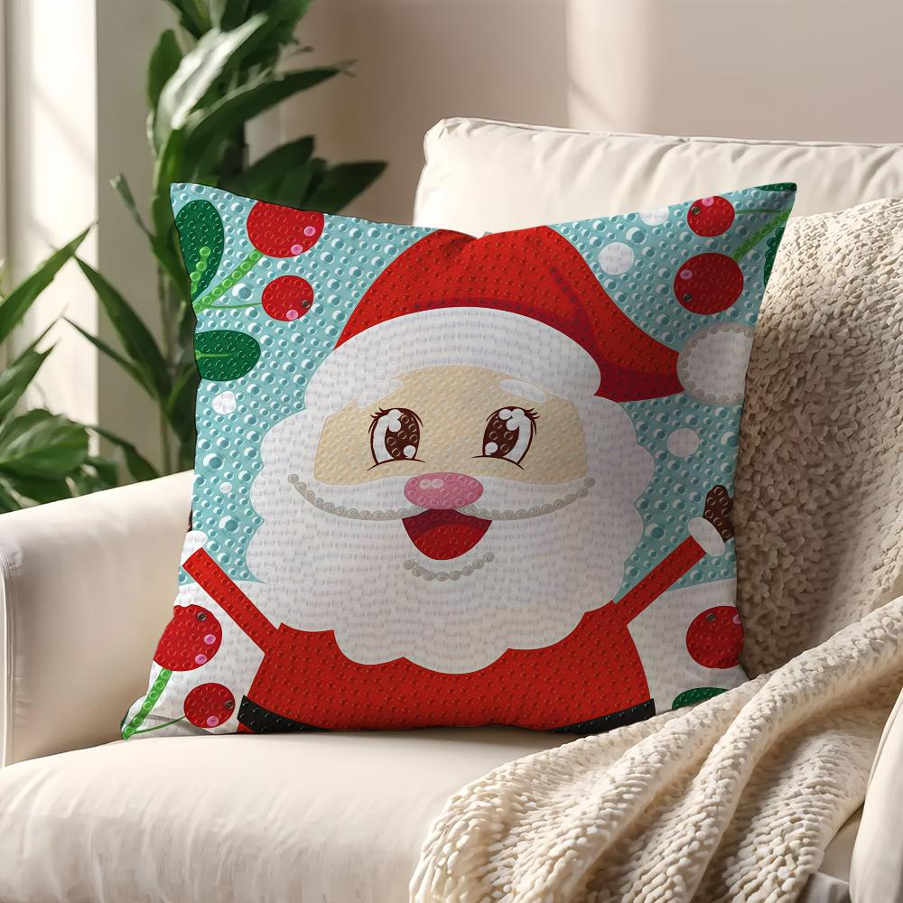 Christmas Nutcracker Cushion Cover Best Home Office Coffee Pillow Sofa Printing Decoration Room Shop Car Nordic Simplicity Hit
