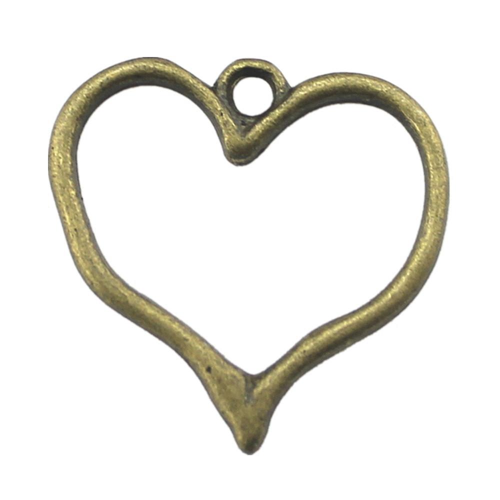

Hollow Hearts Charms Alloy Pendants For Minimalist Modern Jewelry Accessories A02-10pcs-23x23mm