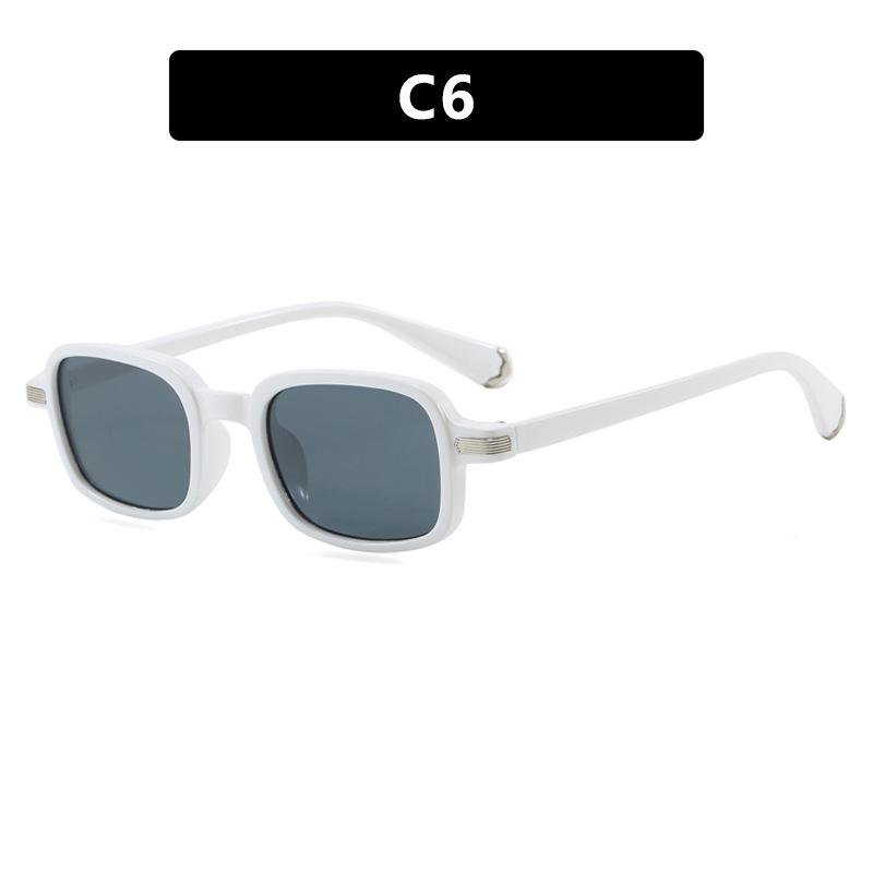 JYL Simple Retro Square Sunglasses UV400 Unisex Small Frame Anti-UV / 9021