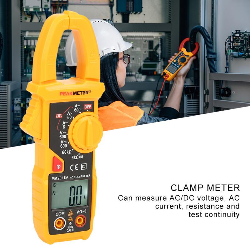 PM2018S, Orange Electrical Tester Multimeter Clamp Meter Auto Ranging Portable Maintenance Kit Power for Meauring Resistance for Non-Contact Detection PM2018S, Orange Electrical Tester Multimeter Clamp Meter Auto Ranging Portable Maintenance Kit Power for Meauring Resistance for Non-Contact Detection