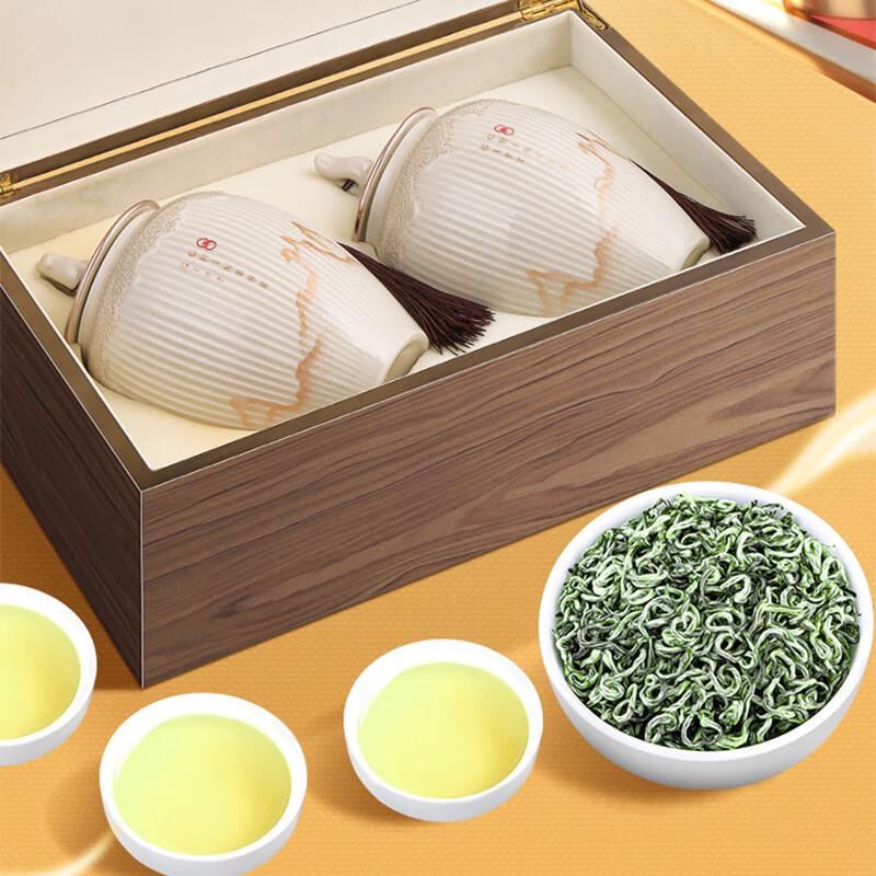 Mengchamei Biluochun Pre-Qingming Green Tea Gift Box (2x250g)