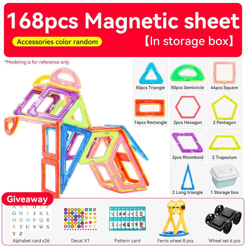 Magnetic Dinosaur Scene Building Blocks - Educational Toys for Boys Ages 3+