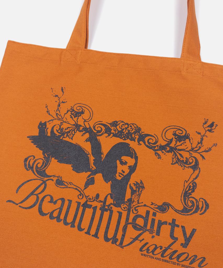 Jessfixtion Beautiful Dirty Angel Tote Bag (Orange)