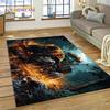 Retro Tractor Car  Truck Carpet Rug for Bedroom Living Room Home Sofa Decoration,Children Game Large Decor Floor Mat Gift