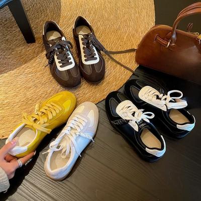 Zapatos planos retro, Zapatos deportivos nuevos de suela gruesa para mujer, Zapatos casuales y Zapatos de skate