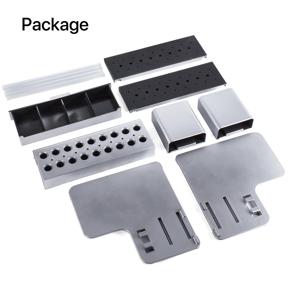 9IMOD Multifunctional Screwdriver Storage Rack Holder Desktop Stand for Hex & Cross Screw Drivers RC Repair Tools Organizer Kit