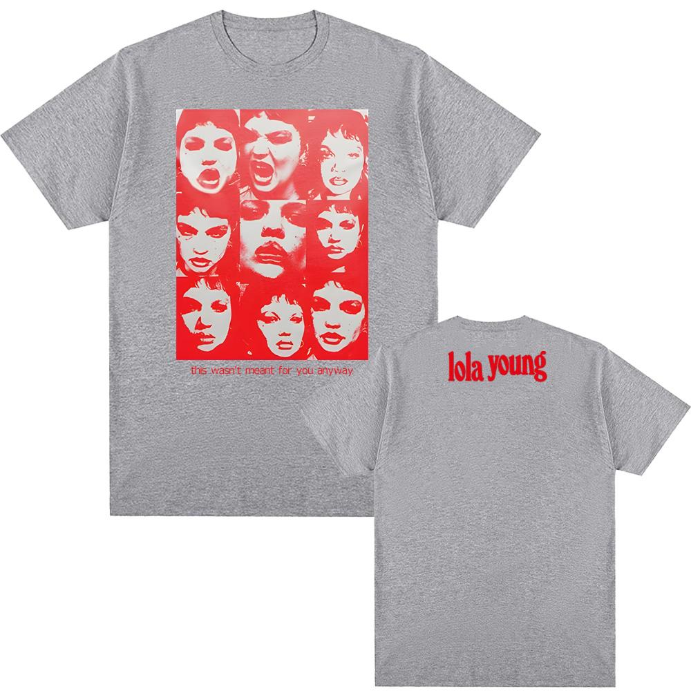 LOLA YOUNG T Shirt Aesthetic HighQuality Tee-shirt RopaMujer O-neck Clothing Graphic Printing Casual Retro Singer -Style Tshirt