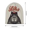 YoHupHup Red Pirate Bonnet Homme Herbst Frühling Dünne Mütze Capybara Tier Skullies Beanies Caps Für Unisex Frauen Neuheit Stoff Hüte