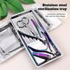 Manicure Tools Storage Tray Stainless Steel Storage Dish Nail Art Accessory Display Tray Tweezers Nail Clippers Container Plate