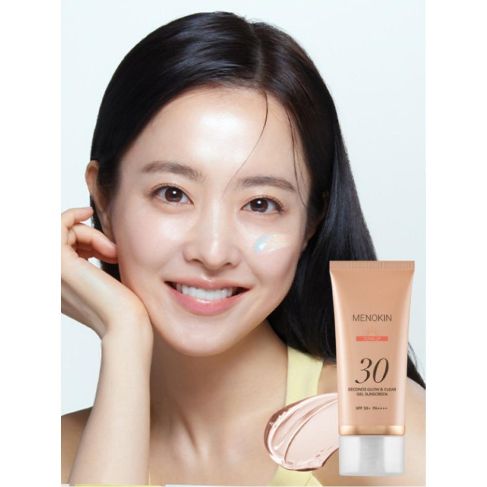 

Menokin 30 Seconds Glow Clear Gel Sunscreen Tone Up 50ml NONE