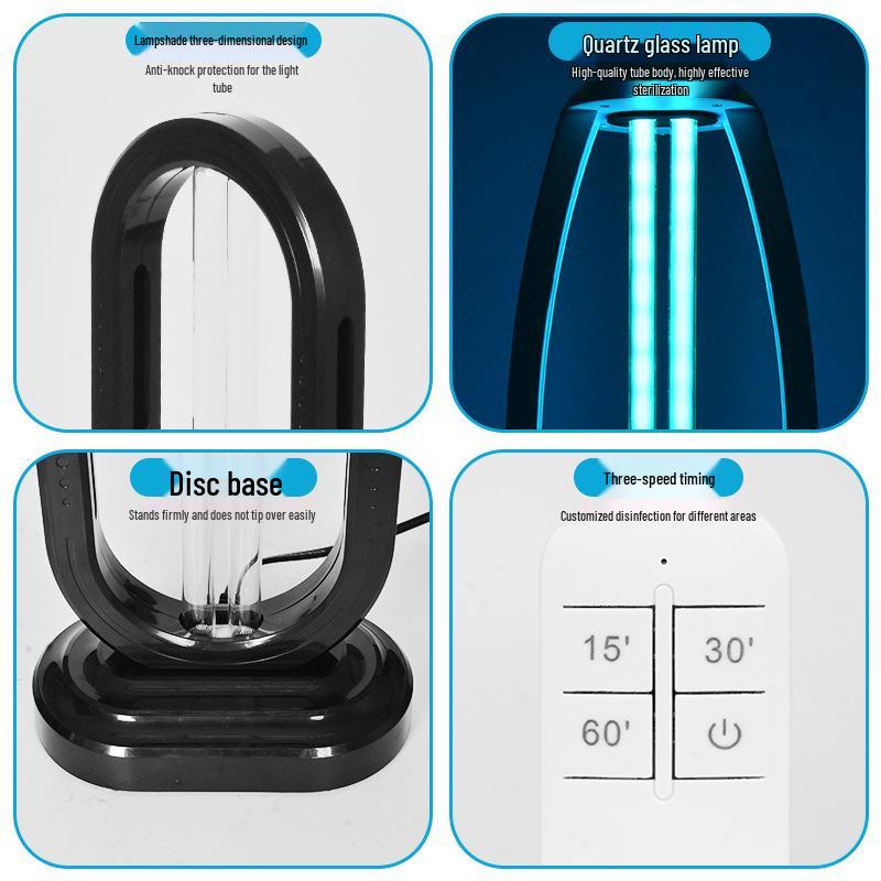 UV Sterilization Table Lamp with Ozone for Air Purification and Odor Elimination In Living Rooms