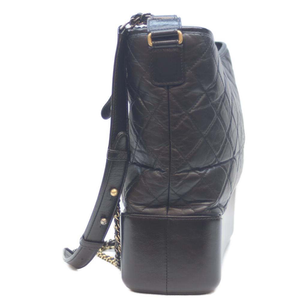 Chanel No. 24 A93824 Black Gabrielle De Chanel Large Hobo Shoulder Bag Shoulder Bag blackUsed