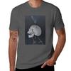 Oil Painting Of Skull Person Tshirt Simple Casual Short Sleeve Cotton Tshirt