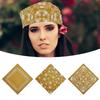 21'' Skull Pattern Bandana Head Scarf for Women Male Square Turbans Head Scarf Colorful Head Wrap Headwear