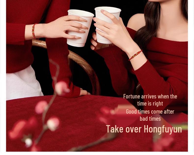 2025 Year of the Snake Zodiac Protection: Red String Bracelet for Snake, Pig, Tiger, Monkey