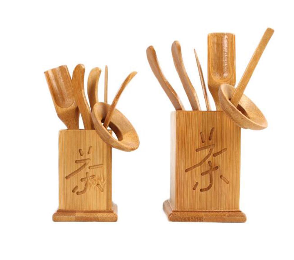 

STK Tea Ceremony Utensils Beginner Set, Tea Ceremony Utensils, Tea Ceremony Accessories, Bamboo, 6-Piece Set (Small)
