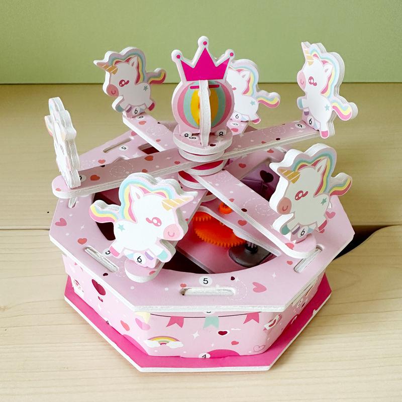 DIY Carousel Carousel Science Small Production Material Kit Research Classroom STEAM Student Birthday Gift