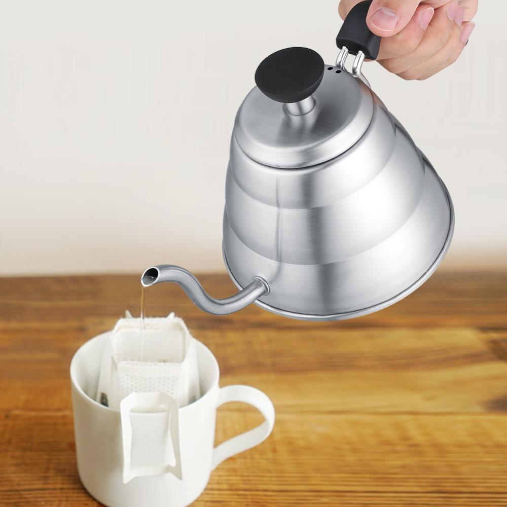 Stainless Steel Gooseneck Kettle Gooseneck Shaped Pour Over Kettle  Pour Over Coffee