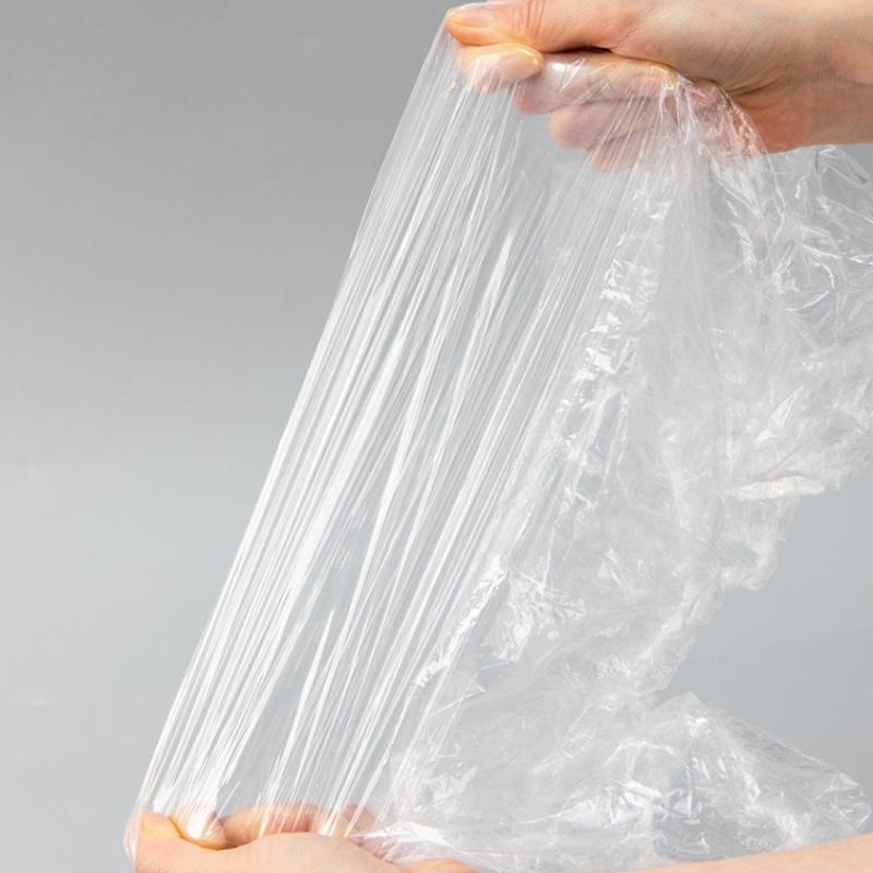 20 Stück/Packung Transparente Extra Große Frischhaltefolienabdeckungen Lebensmittelqualität Frische Staubschutzhüllen Verdickte Elastische Abdeckungen Für Restaurants Gekochte Speisen Backen