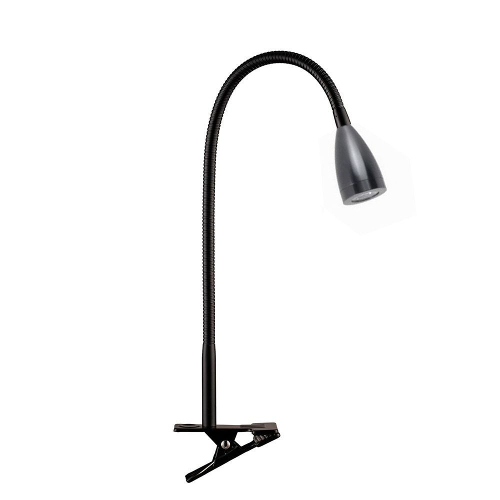 Flexible Gooseneck Book Light Metal Clamp Spotlight Reading Light LED Desk Lamp  Headboards