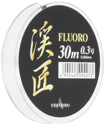 Yamatoyo Tegusu (YAMATOYO) Fluorocarbon Schnur, Keisho Fluoro, 30m, 0.3, 1.2lb, Klar
