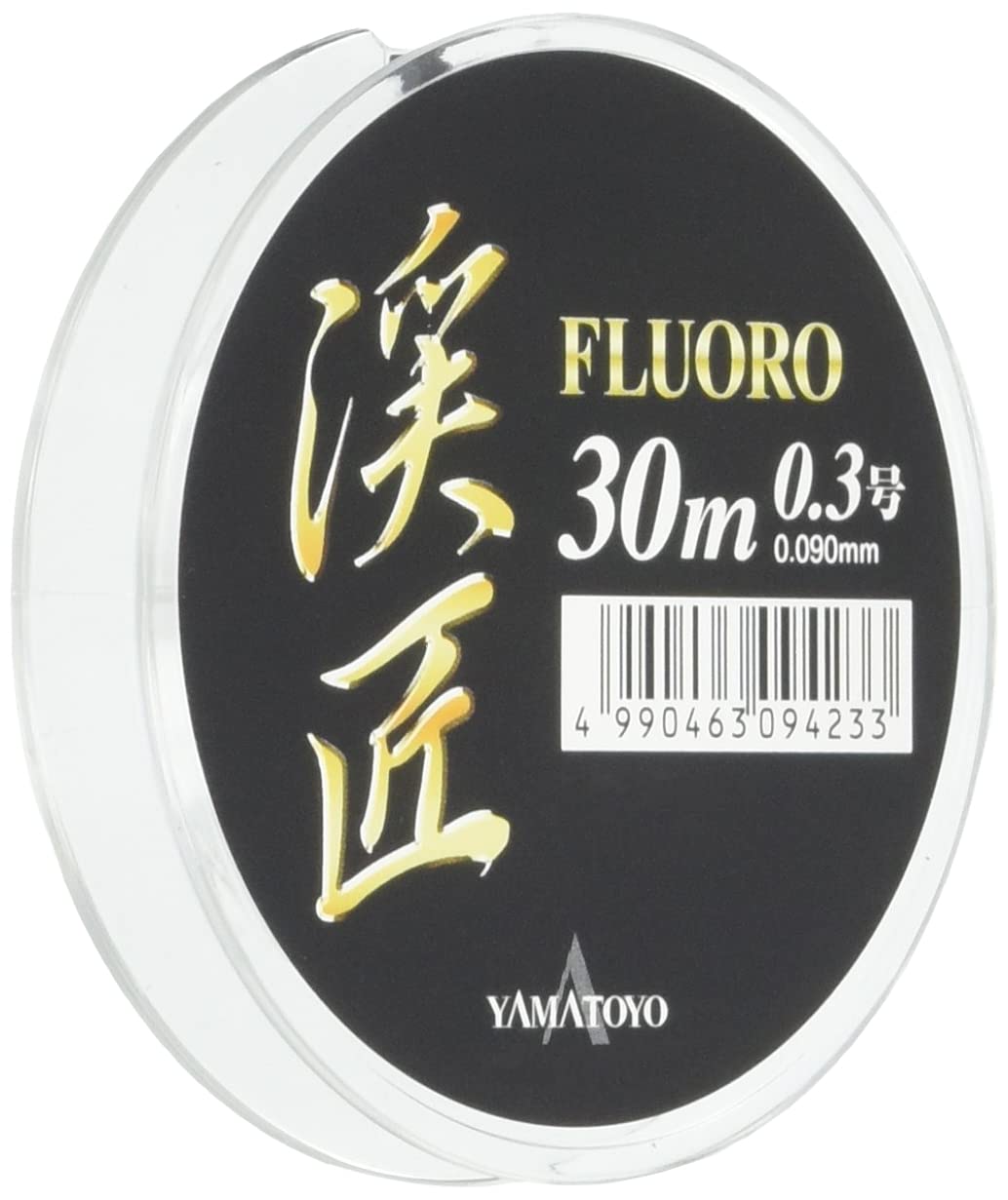

Yamatoyo Tegusu (YAMATOYO) Fluorocarbon Line, Keisho Fluoro, 30m, 0.3, 1.2lb, Clear