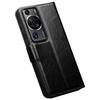 QIALINO For Huawei P60 Pro Genuine Cow Leather Phone Case Wallet Stand Flip Folio Cover