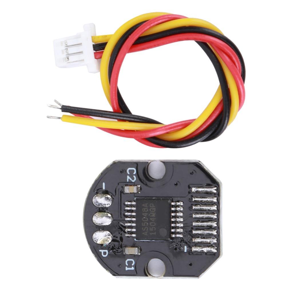 AS5048A Magnetic Encoder PWM SPI Interface 360° Measurement Digital Angle Sensor 14-Bit High Resolution Rotate Position Sensor