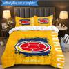 Colombian National Football Team 3pcs Bedding,Including 1pc Duvet Cover And 2pcs Pillowcases Perfect for Christmas,Ideal for Bedroom, Dormitory
