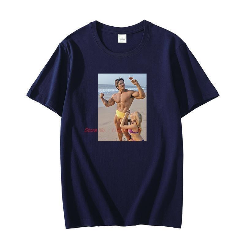 Classic Cotton T Shirt For Unisex Arnold Schwarzenegger Olympia Bodybuilding Graphic T Shirts Oversized T Shirts Unisexs Clothing