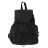 Casual Nylon Drawstring Backpack Lightweight College Student Schoolbag Canvas Shoulder Bag  Student