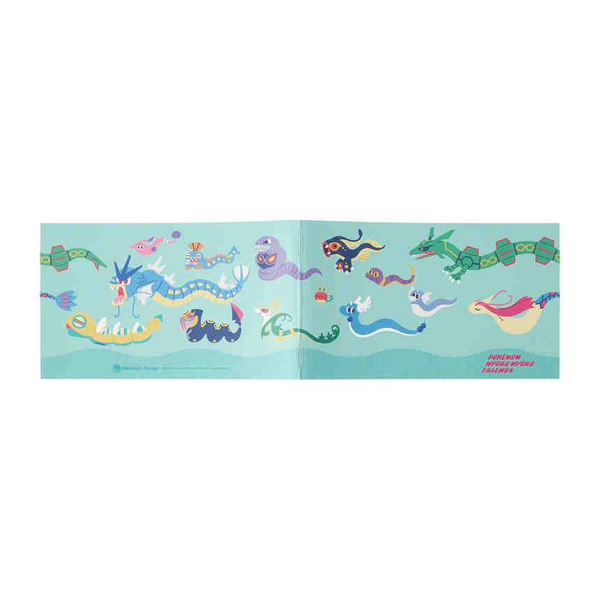 [Pokemon] Pokemon Center Winding Pokemon Friends Horizontal Notebook