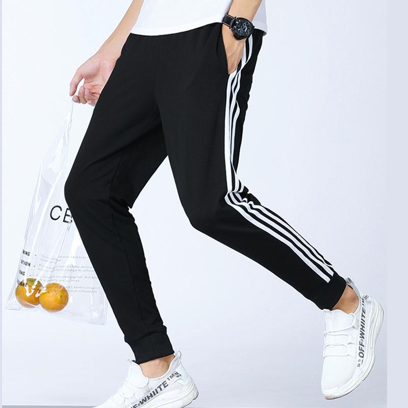 Pánské ležérní letní tepláky slim fit - Velká velikost