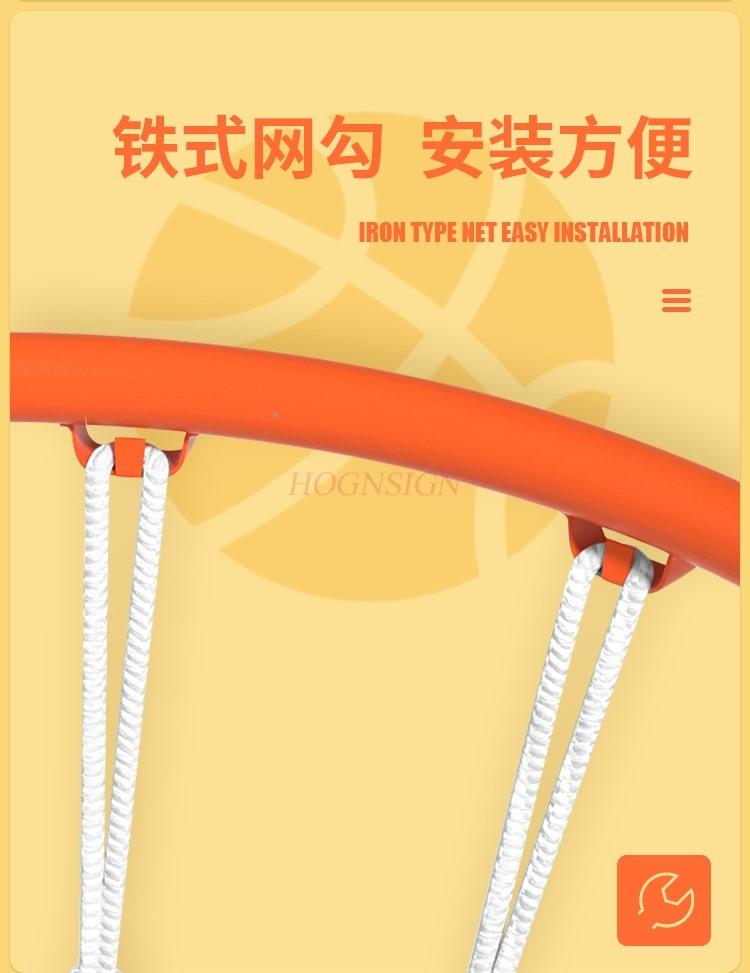 Basketball Frame Standard Basketball Frame Shooting Wall Mounted Adult Children Outdoor Indoor And Outdoor Basketball Circle