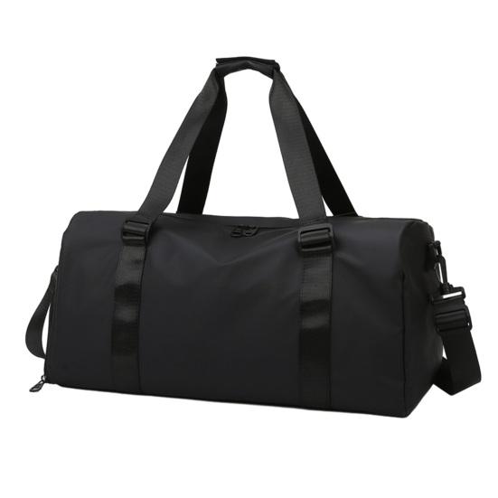 

Unisex Duffle Bag Waterproof Gym Tote with Shoe Compartment Wet Pocket Carry on Weekender Duffel for Men Women Sports Travel Fitness Workout чорний