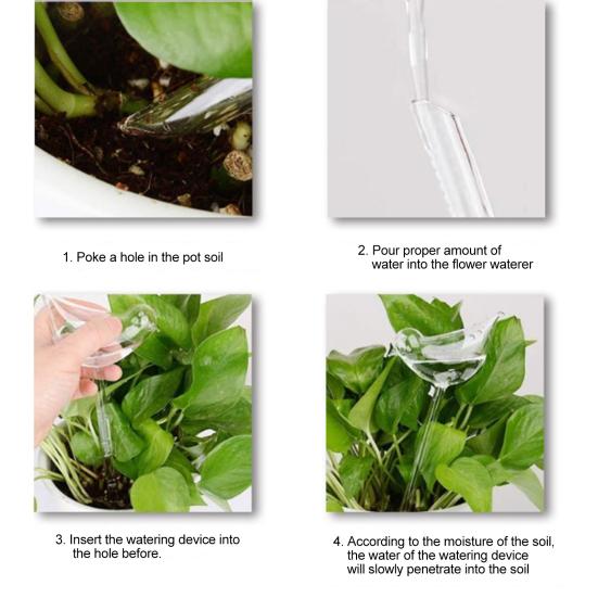 Zavlažovací zařízení Praktické Snadno použitelné PVC automatické samozavlažovací koule pro rostliny