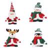 Cute Christmas Snowman Doll Plush Merry Christmas Decoration Santa Claus Doll Toy  Home Decoration